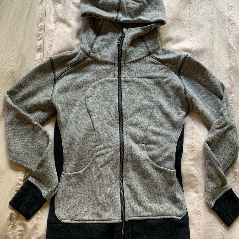 Lulu Lemon Navy/Heather Scuba Hoodie